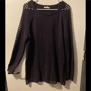 Maurice’s dark purple knit light sweater